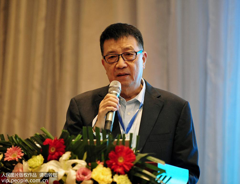 中国关心下一代工作委员会儿童发展研究中心秘书长邬明朗教授在开幕式上讲话。
